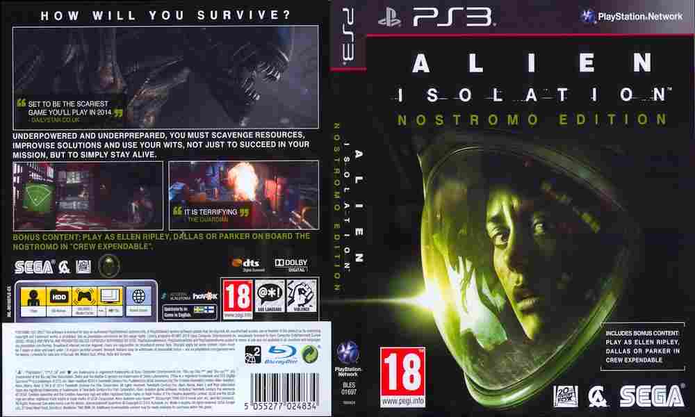 Игра Alien Isolation, Sony PS3, 171-93 Баград рф