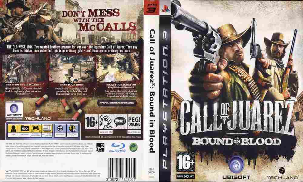 Игра Call of Juarez Bound in Blood, Sony PS3, 171-35 Баград рф
