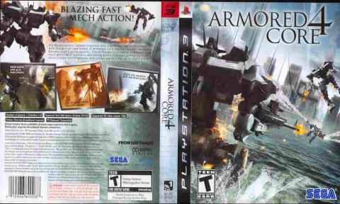 Игра Armored Core 4, Sony PS3, 170-5 Баград рф