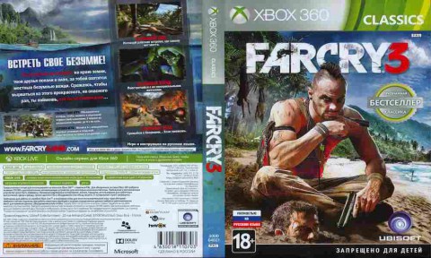Игра Far Cry 3, Xbox 360, 176-18, Баград.рф