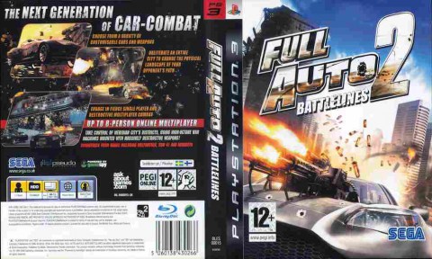 Игра Full Auto 2 Battlelines, Sony PS3, 170-77 Баград.рф