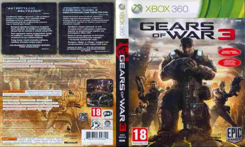 Игра GEARS of WAR 3, Xbox 360, 176-25, Баград.рф