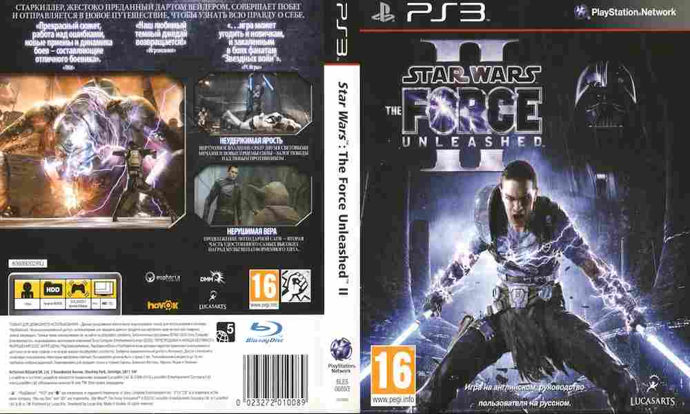 STAR WARS The Force Unleashed 2 Sony PS3 173 146